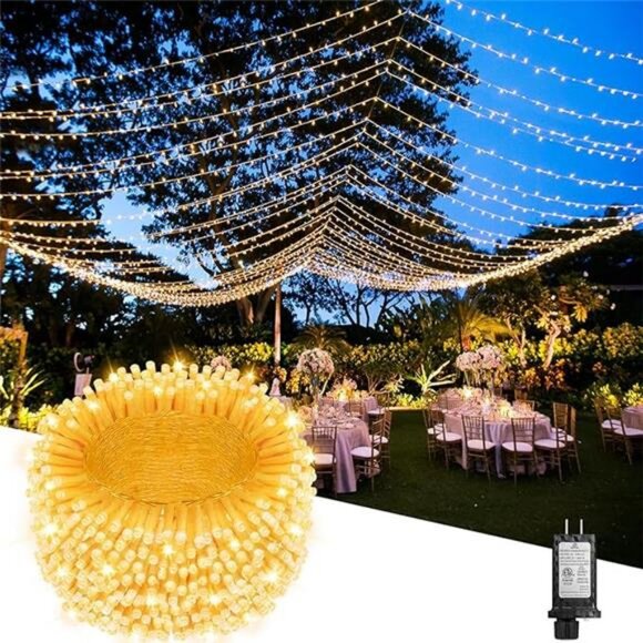 355FT 900 LED Christmas Lights, Extra Long Outdoor String...